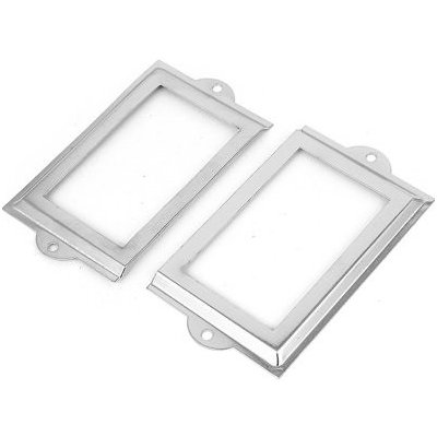 Jmenovka na dveře 70 x 33 mm - Stříbrná – Sleviste.cz