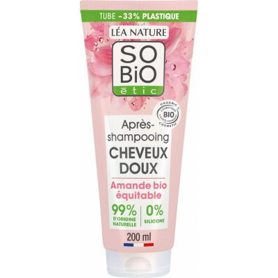 Bio SO´Bio kondicionér vlasový s mandlovým ml ékem a rýžovými proteiny 200 ml – Zboží Mobilmania