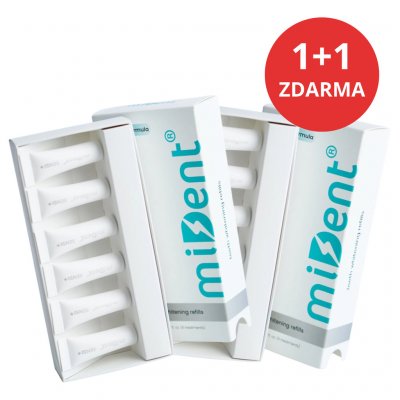 miDent Sensi+ náhradní náplně do sady na bělení zubů 6 ks – Zboží Dáma