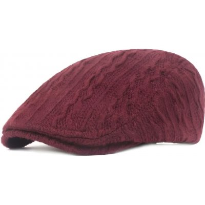 Harahu Pletený baret Bordová – Hledejceny.cz