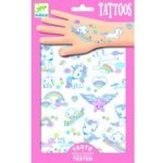 Djeco Dětské tetování Třpytiví jednorožci – Sleviste.cz