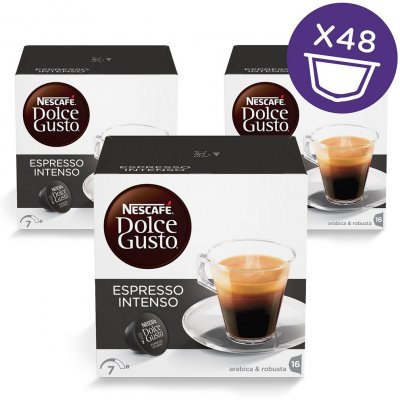 Nescafé Dolce Gusto Espresso Intenso kávové kapsle 48 ks – Hledejceny.cz