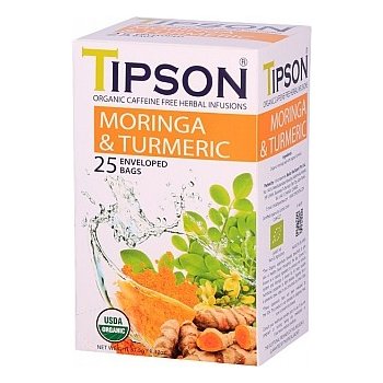Tipson Tea Moringa Turmeric 25 x 1,5 g