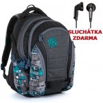 Bagmaster Bag 21 B studentský batoh zeleně modrá – Zboží Mobilmania