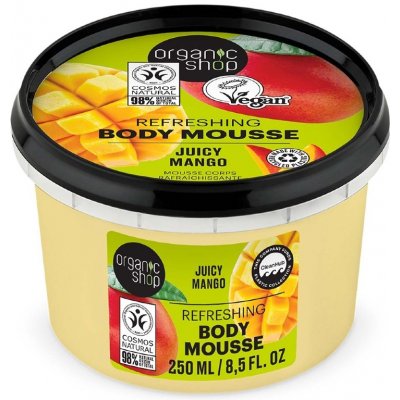 ORGANIC SHOP Osvěžující tělová pěna Šťavnaté mango 250 ml – Hledejceny.cz