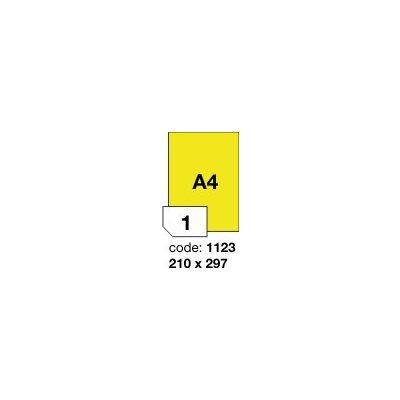 Rayfilm R0121.1123A A4 100 etiket – Sleviste.cz