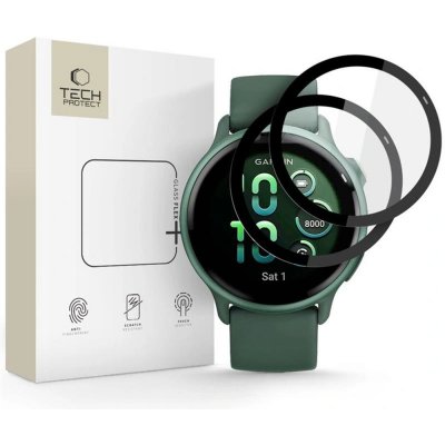 Tech-Protect Glass FLEX+ 2-PACK pro Garmin Vivoactive 6 černé 5906302363896 – Zboží Živě