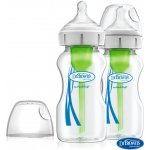Dr. Brown´s kojenecká láhev širokohrdlá Options transparentní 2x270 ml – Sleviste.cz