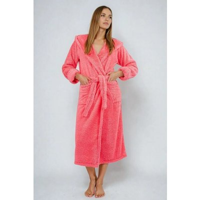 DKaren župan Diana růžový dlouhý s kapucí – Sleviste.cz