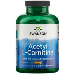 Swanson Acetyl L-Carnitine 240 kapslí 500 mg