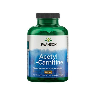 Swanson Acetyl L-Carnitine 240 kapslí 500 mg