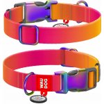 Waudog Nylon collar with QR code for gradient dog – Zboží Mobilmania