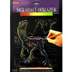 Creatoys Škrabovací obrázek duhový Velociraptor – Zbozi.Blesk.cz