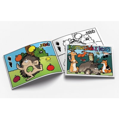 Krtek a kamarádi z lesa omalovánka – Sleviste.cz