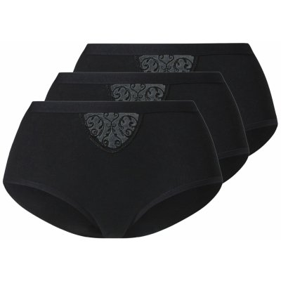 esmara Dámské kalhotky 3 kusy černá – Zboží Dáma