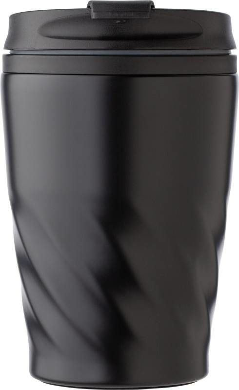 Aklavik Nerezový termohrnek černé víčko černý 320 ml