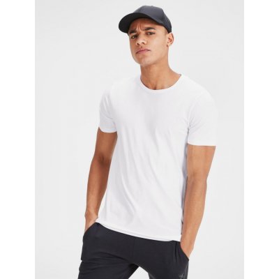 Jack & Jones Basic pánské tričko s krátkým rukávem Bílé