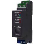 Shelly Pro 2 spínací modul 2x 16A (LAN, WiFi, Bluetooth) SHELLY-PRO-2 – Zboží Živě