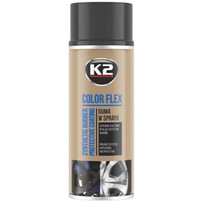 K2 COLOR FLEX ČERNÁ MATNÁ 400 ML – Zboží Mobilmania