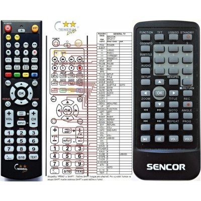 Dálkový ovladač General Sencor SPV2717 – Hledejceny.cz