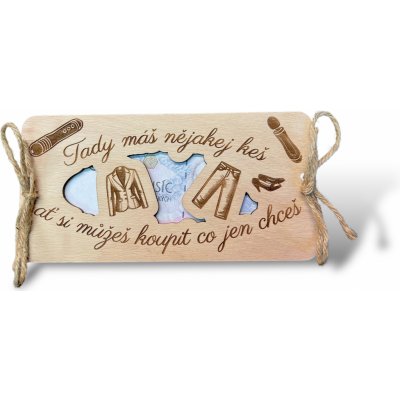 Dřevěné přání MILION - 60 let – Zboží Dáma