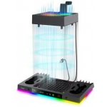 iPega XBX024S Multifunkční Nabíjecí RGB Stojan s Chlazením pro Xbox – Zboží Živě