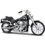 Maisto Harley-Davidson 1984 FXST Softail® matně černá 1:18 – Zbozi.Blesk.cz