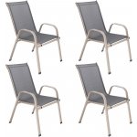 SPRINGOS MONZA GF0072 šedé Set 4x Zahradní křeslo – Hledejceny.cz