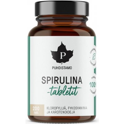 Puhdistamo spirulina 200 tablet – Hledejceny.cz