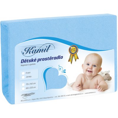 Bellatex prostěradlo froté světle modré 60x120 – Hledejceny.cz