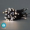 Vánoční osvětlení SmartLife Nedis LED Wi-Fi Teplá až studená bílá 200 LED 20 m Android IOS WIFILX02W200