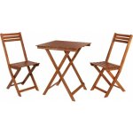 Countryside 3dílná sada balkónového nábytku Sevilla CS-011151, akácie – Hledejceny.cz