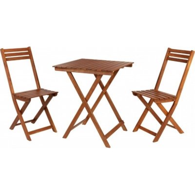 Countryside 3dílná sada balkónového nábytku Sevilla CS-011151, akácie – Hledejceny.cz