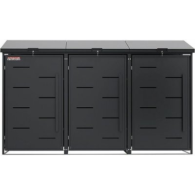 Scorpion elektro Přístřešek na 3 popelnice D11GG3Z antracit – Zboží Dáma