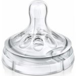 Philips Avent dudlík na kojeneckou láhev natural 1 otvor transparentní 2 ks – Zbozi.Blesk.cz