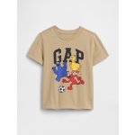 Baby tričko s logem Gap & Sesame Street Hnědá – Zboží Dáma