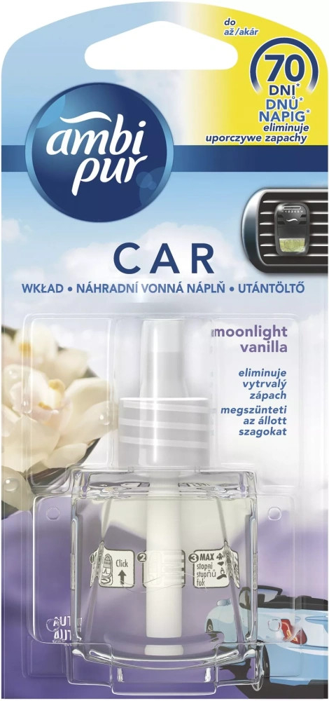 Ambi Pur Car Moonlight Vanilla complete movement 7 ml - VMD parfumerie -  drogerie