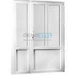 OKNOSTYL.cz REHAU Smartline+ dvoukřídlé pravé Bílá 148 x 208 cm – Hledejceny.cz