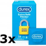 Durex Extra Safe 2+1 54ks – Zbozi.Blesk.cz