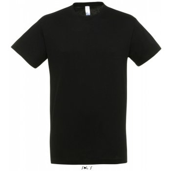Sol's pánské bavlněné tričko Regent hlubinná černá