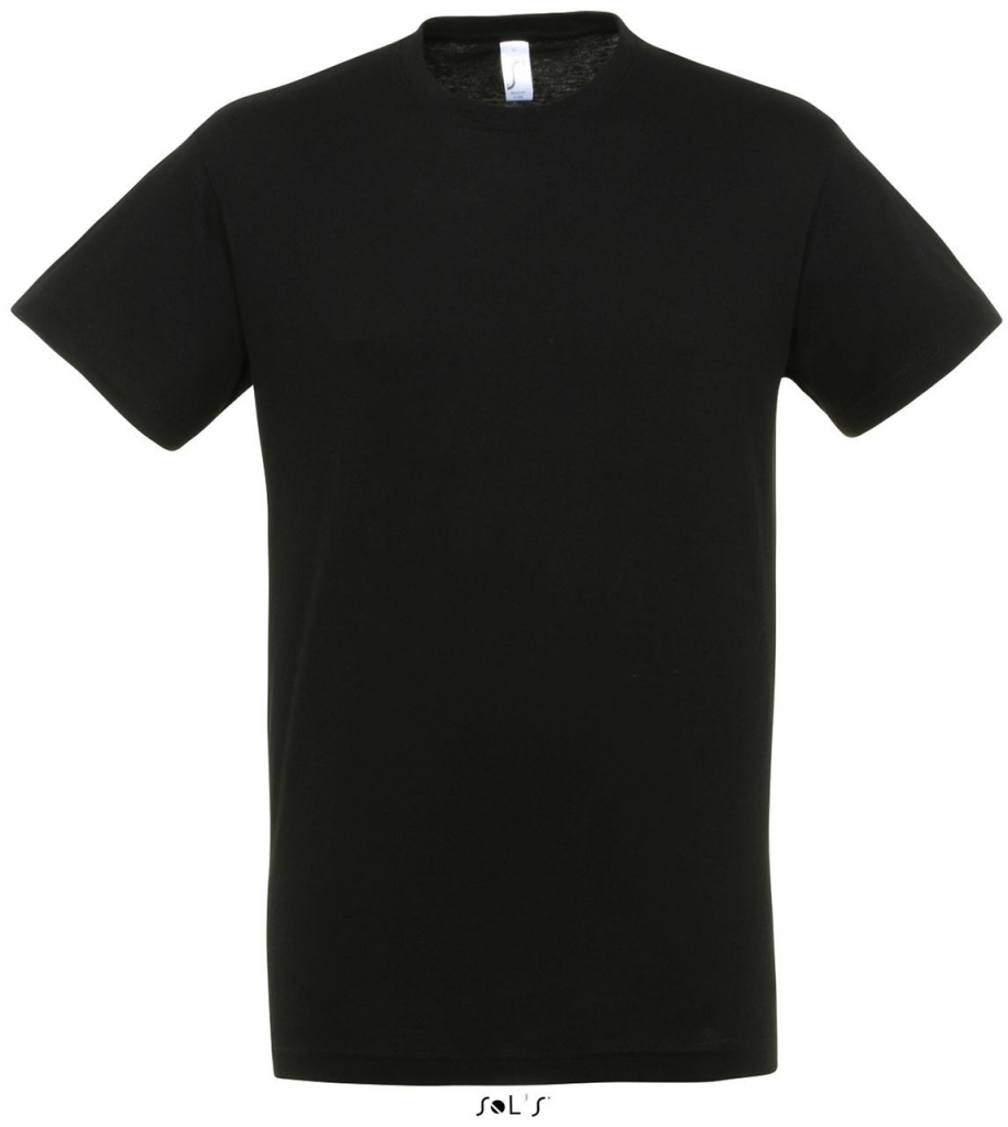 Sol\'s pánské bavlněné tričko Regent hlubinná černá