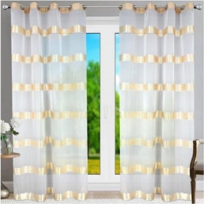 LiS Hotové záclony/závěsy s řeckým vzorem Meandros béžová 2 x 145 x 250 cm – Zboží Mobilmania