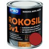 Barvy na kov Rokosil akryl RK 300 8190 červená tmavá 3 L