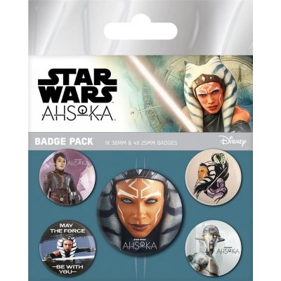 Pyramid International Sada placek Star Wars Ahsoka – Zboží Dáma