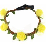 Biju Pružná čelenka do vlasů s malými květy 3713-3 žluté barvy 8000844-1 – Sleviste.cz