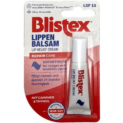 Blistex balzám na rty Repair Care s kafrem a thymolem 6 ml – Zboží Mobilmania