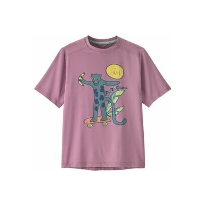 Patagonia Capilene Silkweight T-Shirt Kid Jaguar Boogie Light Violet – Sleviste.cz