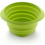 Skládací cedník 23 cm, zelená, silikon, Lékué – Zbozi.Blesk.cz