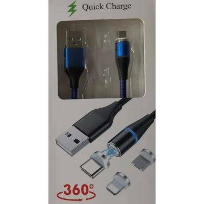 Premiumcord ku2m1fgb Magnetický micro USB a USB-C