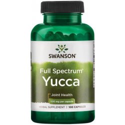 Swanson Yucca 500 mg 100 kapslí